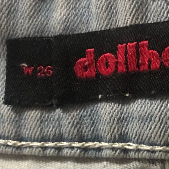 Dollhouse  Denim Short Overalls Juniors. Size 3 NWT. - Picture 16 of 16